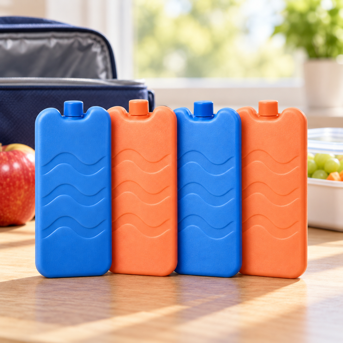 ChillBuddy Slim Ice Packs — 4 Piece Set — lifestyle