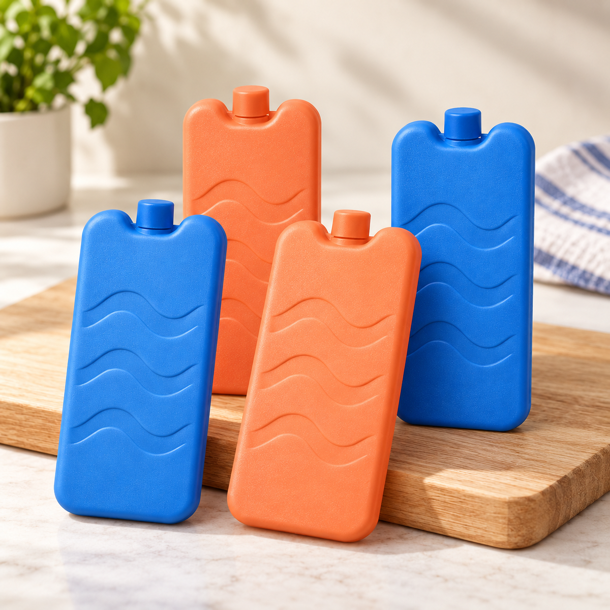 ChillBuddy Slim Ice Packs — 4 Piece Set — overview