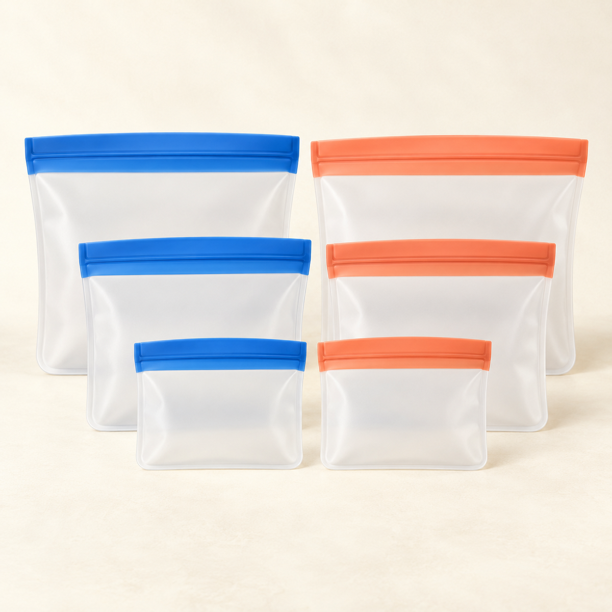 SnackSeal Reusable Bag Set — 6 Piece Set — hero